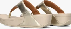 FITFLOP en slippers lulu leather toe-post goud Online