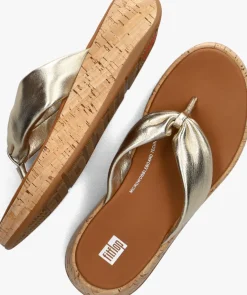 FITFLOP en teenslippers hn3 goud
