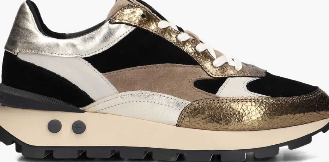 FLORIS VAN BOMMEL en sneakers sfw-10098 blokki goud Hot