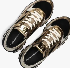 FLORIS VAN BOMMEL en sneakers sfw-10098 blokki goud Hot