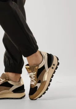 FLORIS VAN BOMMEL en sneakers sfw-10098 blokki goud Hot