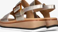 GABOR en platte sandalen 744.4 goud Discount