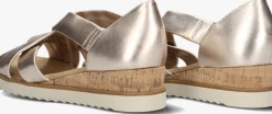 GABOR en sandalen met hak 782 goud New