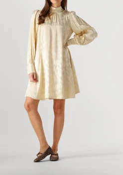 GESTUZ en mini jurk dalilagz p short dress goud