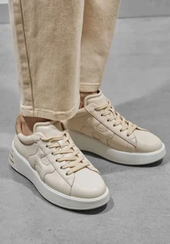 HOGAN en lage sneakers rebel h564 allacciato goud Discount