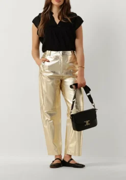 IBANA en pantalon perfecta metallic goud Online