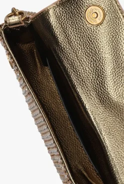 KURT GEIGER LONDON en schoudertas sm party flower shoulder goud