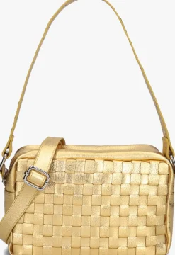 NÚNOO en núnoo schoudertas vilda metallic goud Hot
