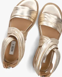 NOTRE-V en platte sandalen 1gamba102 goud Clearance