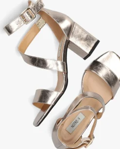 NOTRE-V en sandalen met hak 16036 goud