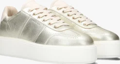 NUBIKK en lage sneakers elise wing goud