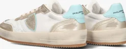 PHILIPPE MODEL en lage sneakers nice low woman goud