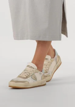 PHILIPPE MODEL en lage sneakers nice low woman goud