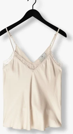 RESORT FINEST en top camisole wih lace goud Best