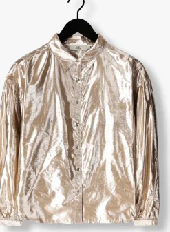 RUBY TUESDAY en blouses isai big shirt gathering sleeves goud