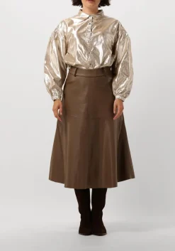 RUBY TUESDAY en blouses isai big shirt gathering sleeves goud