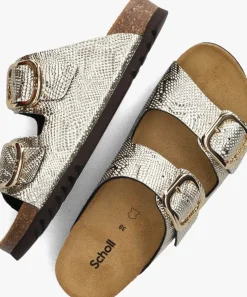 SCHOLL en slippers noelle synthetic goud Outlet