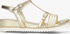 SOFTWAVES en sandalen 7.42.62 goud Discount
