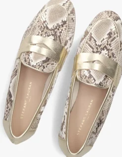 STEFANO LAURAN en loafers iris goud Outlet