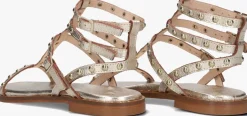 STEFANO LAURAN en platte sandalen 24202 goud