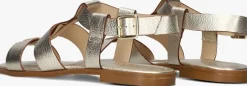 STEFANO LAURAN en platte sandalen 24200 goud Best