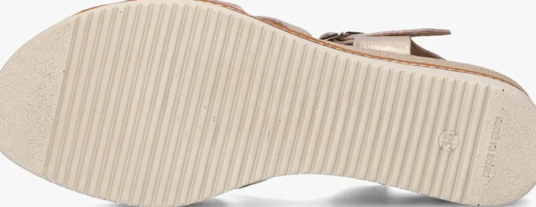 STEFANO LAURAN en sandalen met knoop sandaal goud New