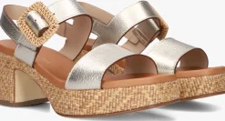 STEFANO LAURAN en sandalen met hak 24199 goud