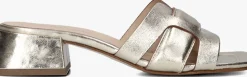 STEFANO LAURAN en sandalen met hak 24050 goud New