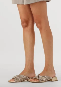 STEFANO LAURAN en slippers siena goud Hot