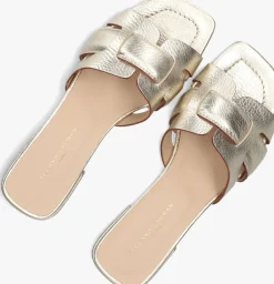 STEFANO LAURAN en slippers 24050 goud New