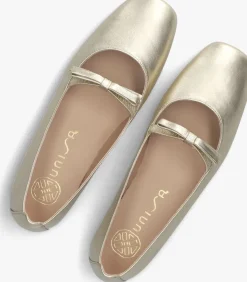 UNISA en ballerina's betar goud