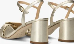 UNISA en sandalen met hak medway goud Best