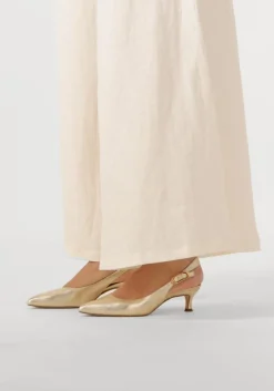 UNISA en slingbacks ibon goud Hot