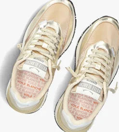 VOILE BLANCHE en lage sneakers qwark easy sf woman goud