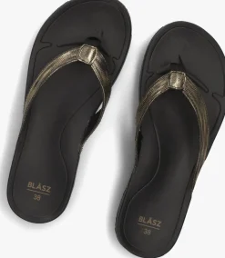 BLASZ teenslippers bella 2402 goudkleurig