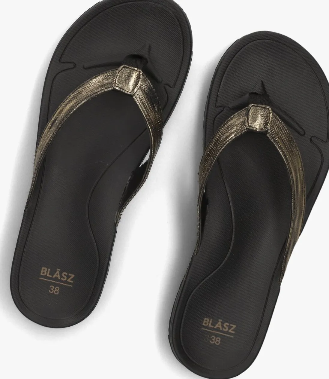 BLASZ teenslippers bella 2402 goudkleurig