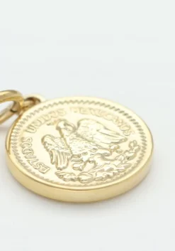 BONNIE STUDIOS oorbellen big coin pendant goudkleurig Outlet