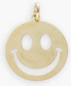 BONNIE STUDIOS bedels smiley big pendant goudkleurig Online