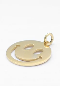 BONNIE STUDIOS bedels smiley big pendant goudkleurig Online