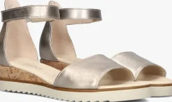 GABOR sandalen met hak 780.2 goudkleurig Discount
