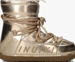 INUIKII vachtlaarzen mountain metallic goudkleurig Sale