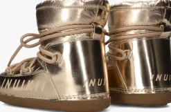 INUIKII vachtlaarzen mountain metallic goudkleurig Sale