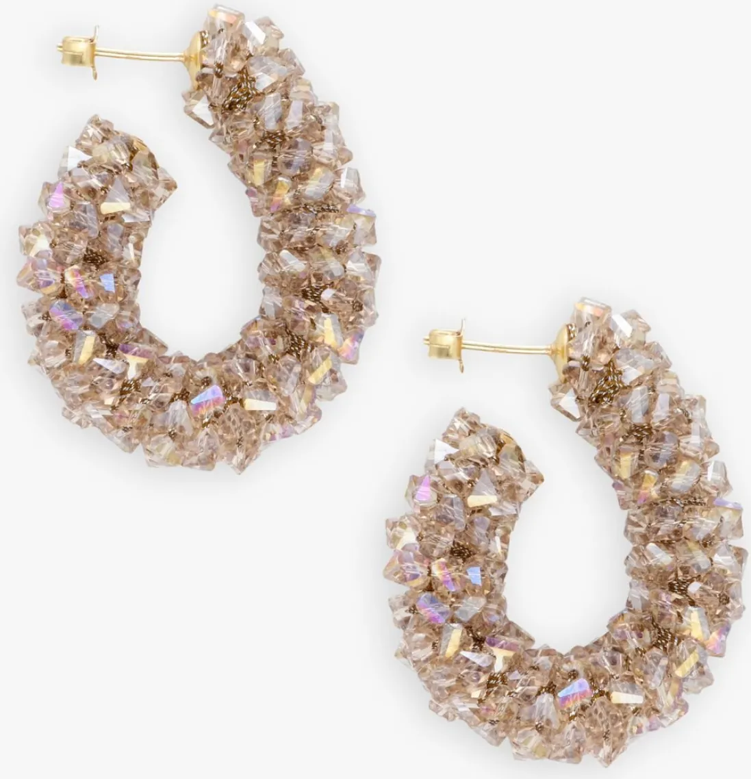 LOTT. GIOIELLI oorbellen creole raw goudkleurig Online