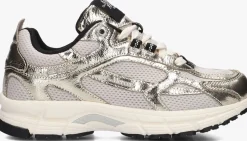 MERCER AMSTERDAM lage sneakers the re-run cracked goudkleurig Clearance