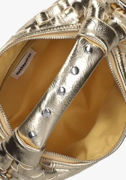 NÚNOO núnoo schoudertas dandy braided recycled cool goudkleurig Online