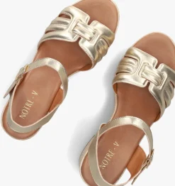 NOTRE-V sandalen met hak as-2000 goudkleurig Clearance