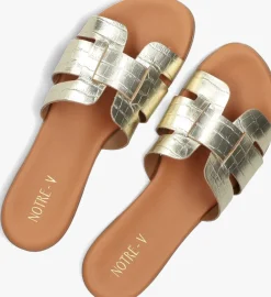 NOTRE-V slippers 179874 goudkleurig Online