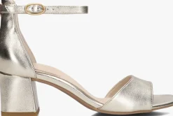 PAUL GREEN sandalen met hak 6140 goudkleurig Discount