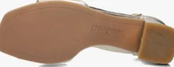 PAUL GREEN sandalen met hak 6140 goudkleurig Discount