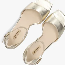 PAUL GREEN sandalen met hak 6140 goudkleurig Discount